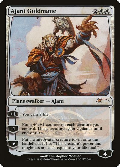 Ajani Goldmane (2011 Pro Tour) card art