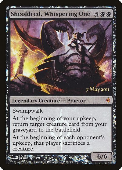 Sheoldred, Whispering One card art