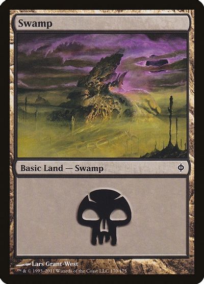Swamp (170) card art