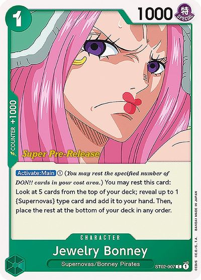 Jewelry Bonney card art