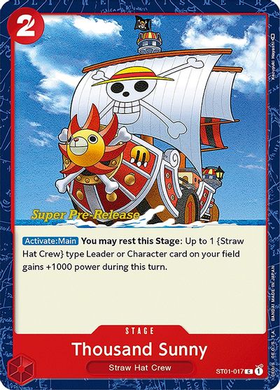 Thousand Sunny card art