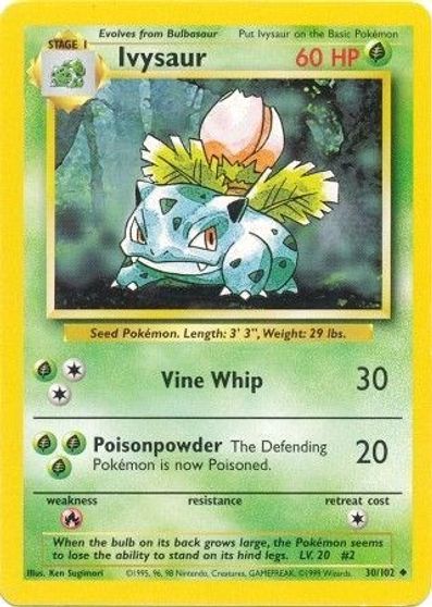Ivysaur card art