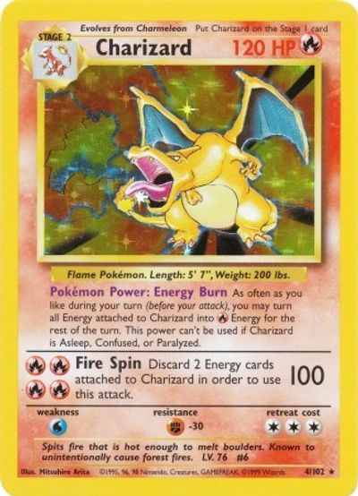 Charizard — Base Set 004/102