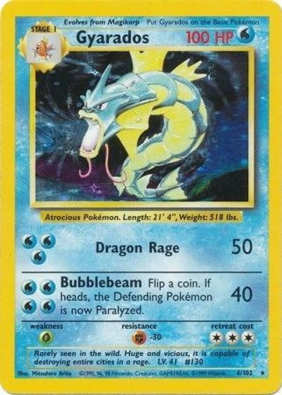 Gyarados card art