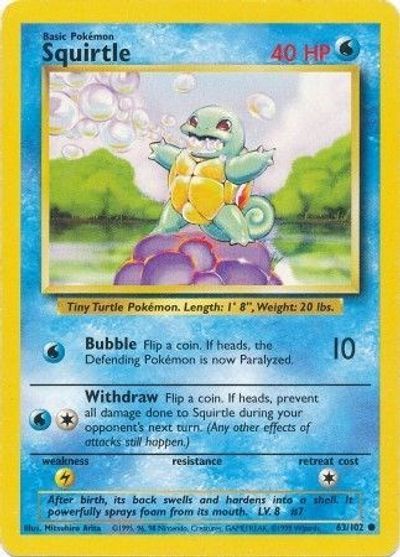 Squirtle card art