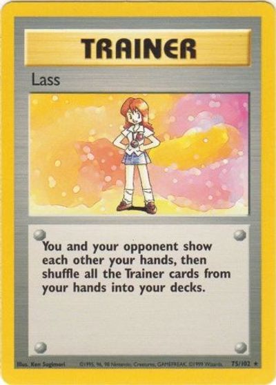 Lass card art
