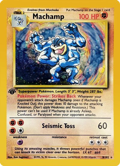 Machamp - 8/102 card art