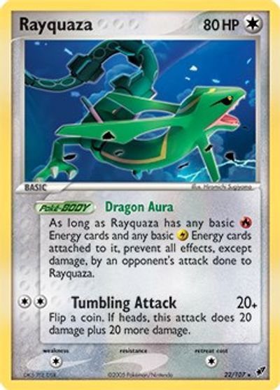 Rayquaza - 22/107 card art