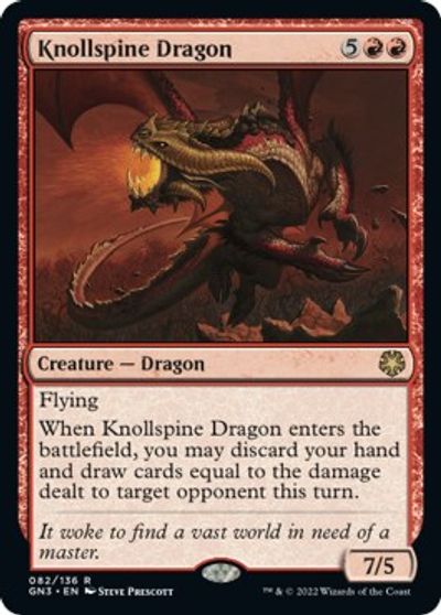 Knollspine Dragon card art