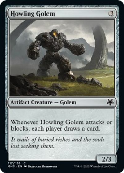 Howling Golem card art