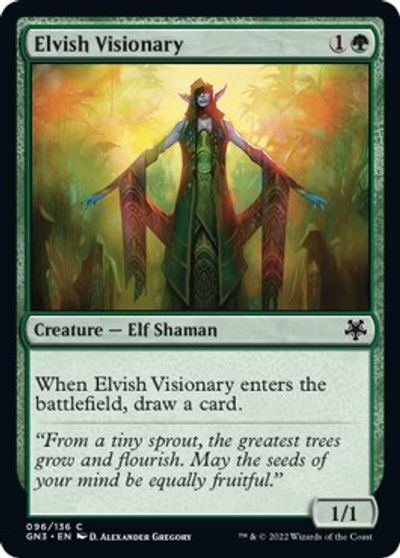Elvish Visionary card art