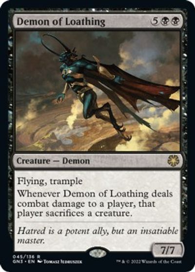 Demon of Loathing card art