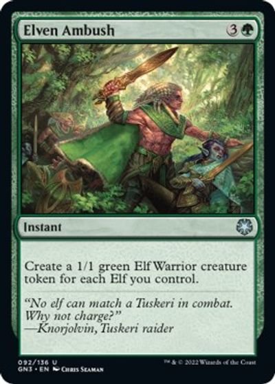Elven Ambush card art