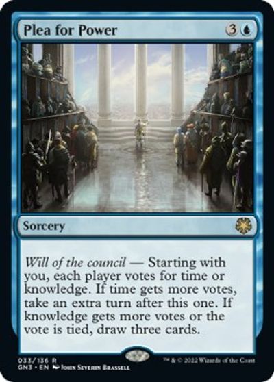 Plea for Power card art