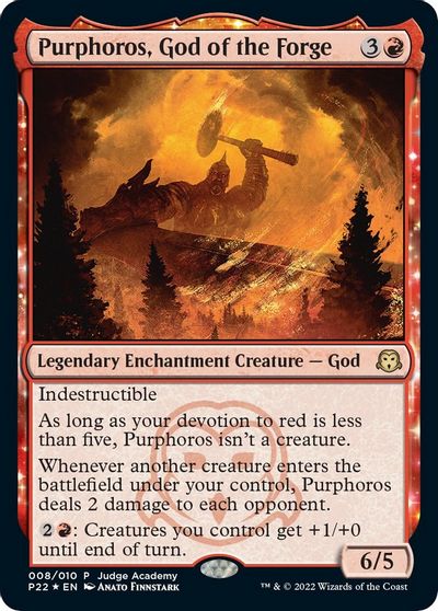 Purphoros, God of the Forge card art