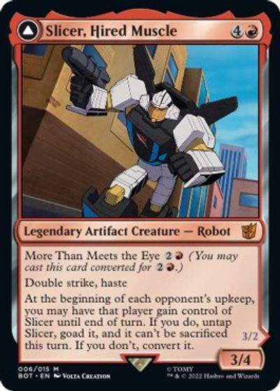 Slicer, Hired Muscle card art