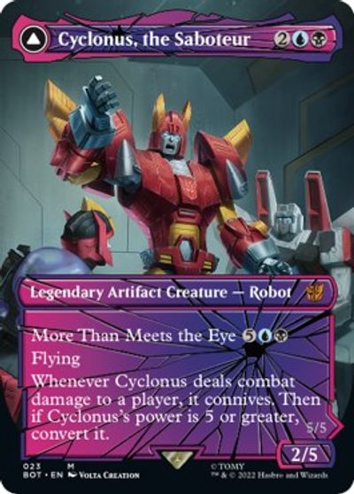 Cyclonus, the Saboteur (Shattered Glass) card art