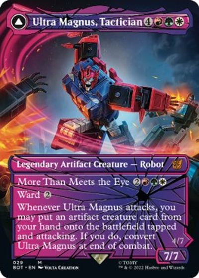 Ultra Magnus, Tactician (Shattered Glass) card art