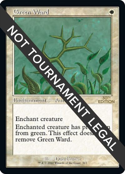 Green Ward (Retro Frame) card art