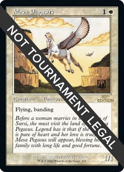 Mesa Pegasus (Retro Frame) card art