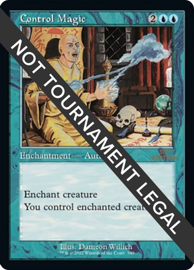 Control Magic (Retro Frame) card art