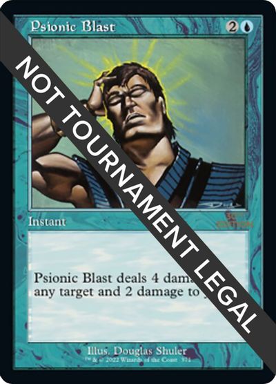 Psionic Blast (Retro Frame) card art