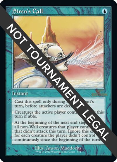 Siren's Call (Retro Frame) card art