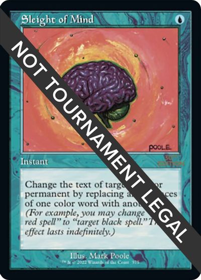 Sleight of Mind (Retro Frame) card art
