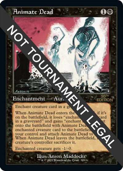 Animate Dead (Retro Frame) card art