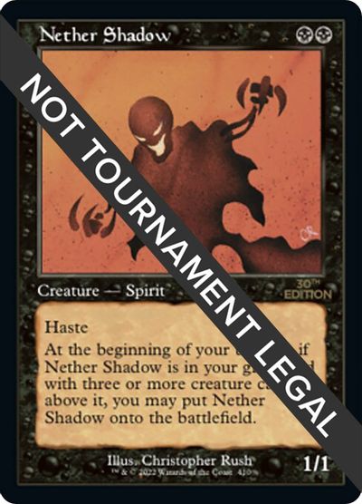 Nether Shadow (Retro Frame) card art