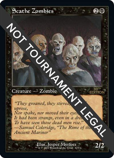 Scathe Zombies (Retro Frame) card art