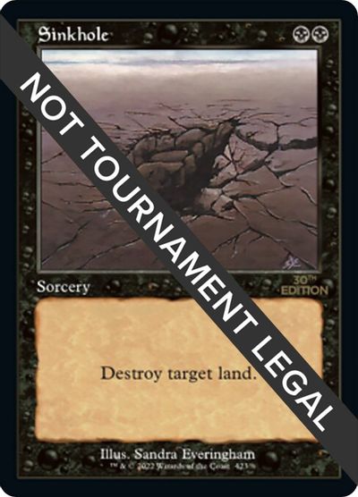 Sinkhole (Retro Frame) card art