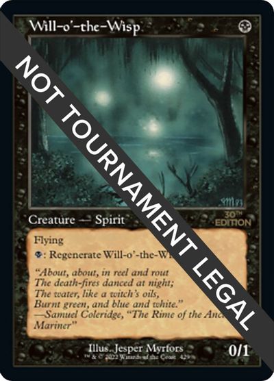 Will-o'-the-Wisp (Retro Frame) card art