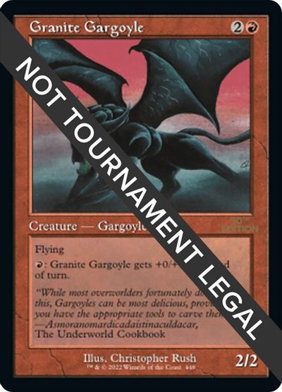 Granite Gargoyle (Retro Frame) card art