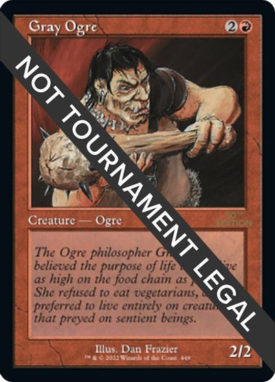 Gray Ogre (Retro Frame) card art