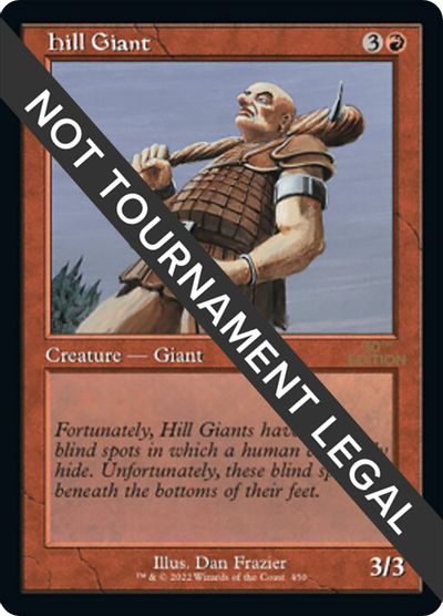Hill Giant (Retro Frame) card art
