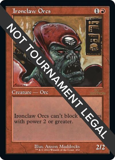 Ironclaw Orcs (Retro Frame) card art