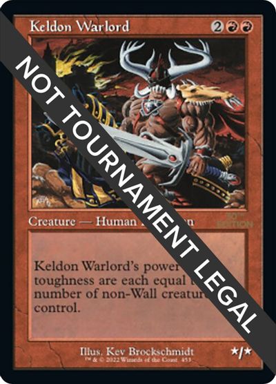 Keldon Warlord (Retro Frame) card art