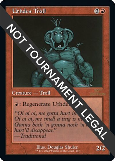 Uthden Troll (Retro Frame) card art
