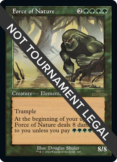 Force of Nature (Retro Frame) card art