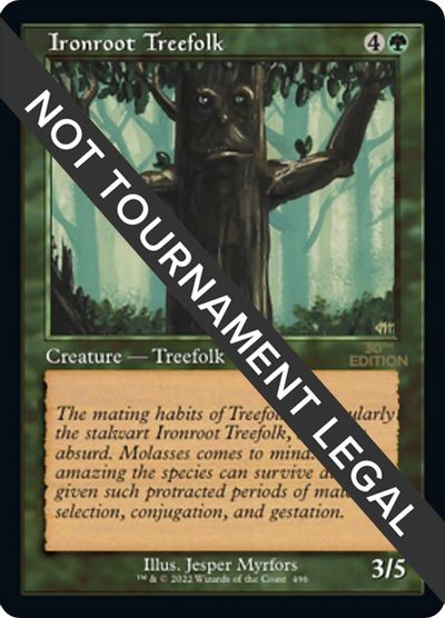 Ironroot Treefolk (Retro Frame) card art