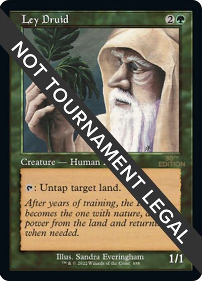 Ley Druid (Retro Frame) card art