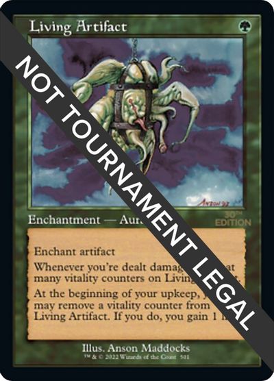 Living Artifact (Retro Frame) card art