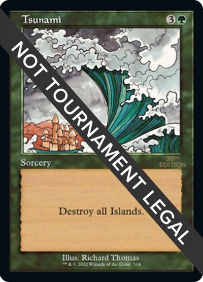 Tsunami (Retro Frame) card art