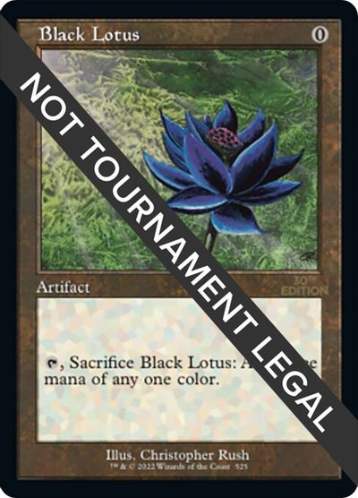 Black Lotus (Retro Frame) card art