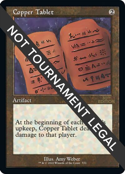 Copper Tablet (Retro Frame) card art