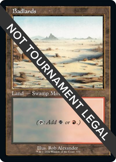 Badlands (Retro Frame) card art