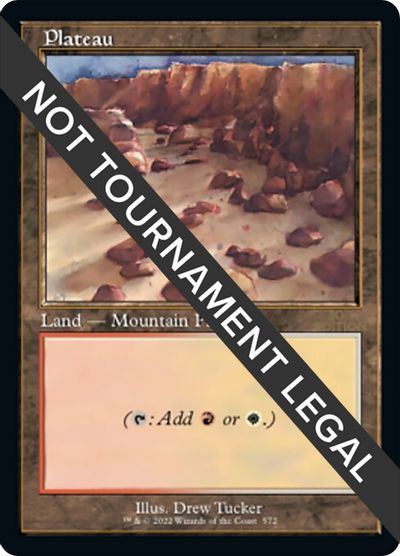 Plateau (Retro Frame) card art