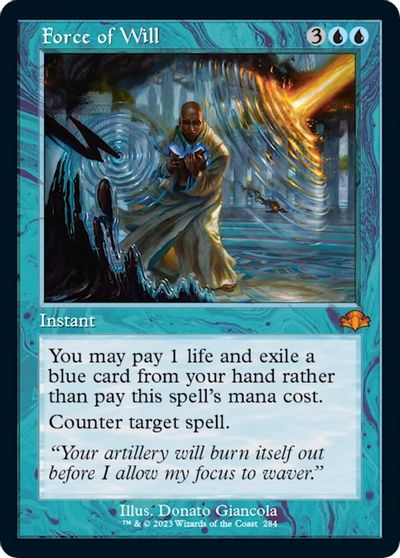 Force of Will (Retro Frame) card art