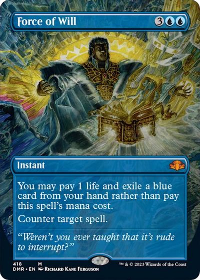 Force of Will (Borderless) card art